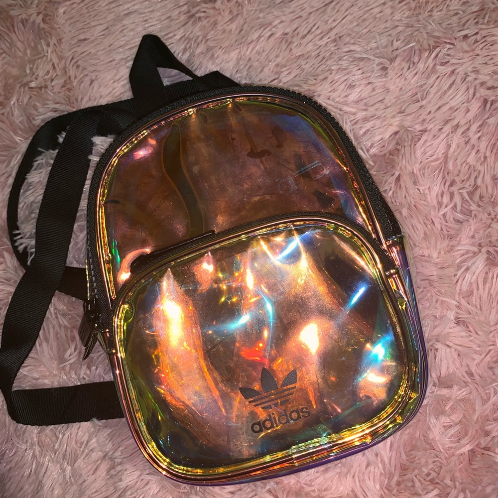 Iridescent Adidas backpack